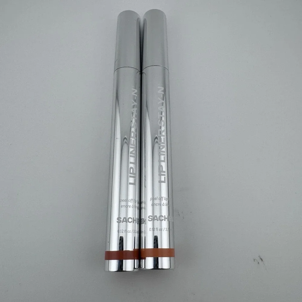 2 Pack SACHEU PEEL-OFF LIP LINER STAY-N SHADE P-INKED 03 & NOOHde 01